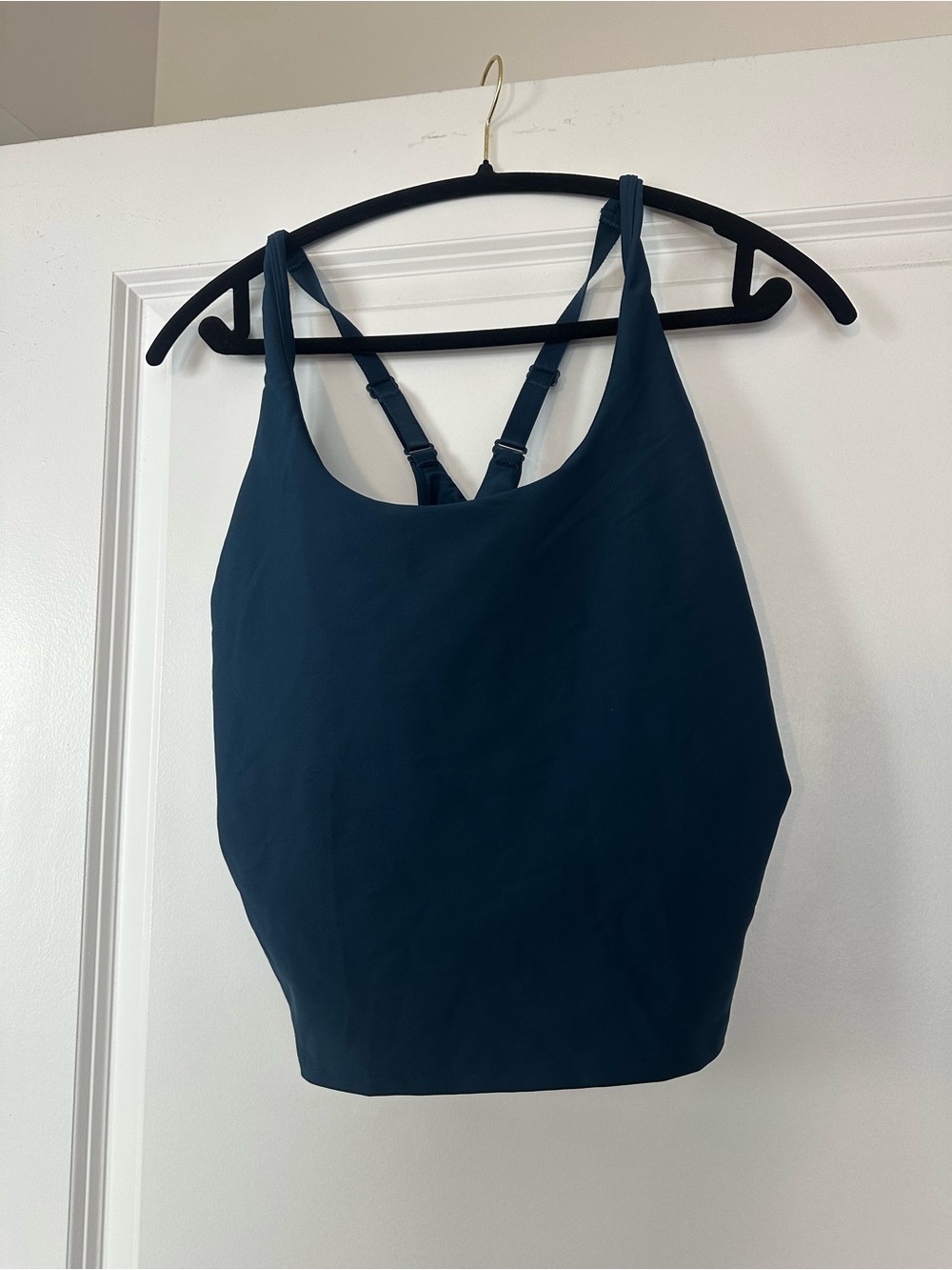 Women’s Seamless Sport Crop Top - Navy
